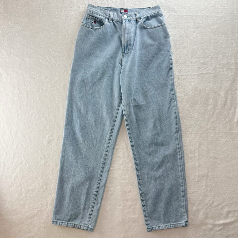 Vintage Y2K Tommy Hilfiger High Rise 100% Cotton Jeans Women size 20 (26" x 28")